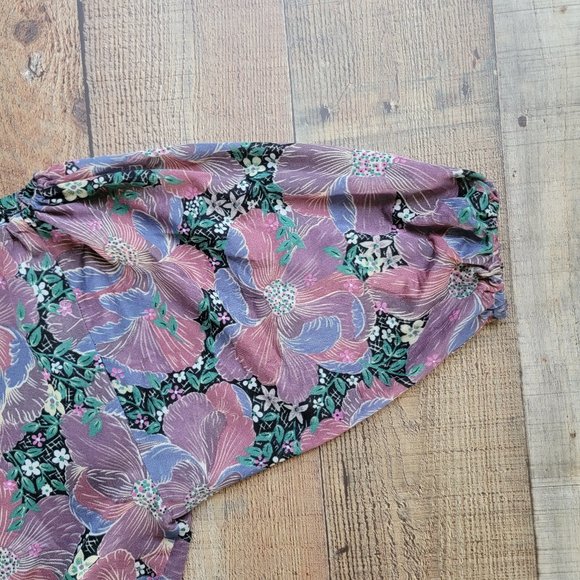 Vintage Floral Top and Skirt Two-Piece Set - Picture 7 of 16